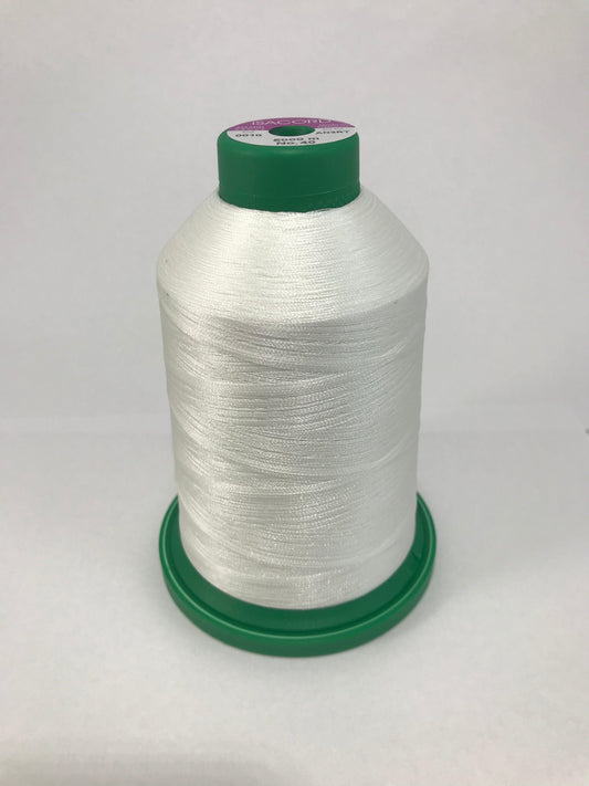 0010 - SILKY WHITE - ISACORD EMBROIDERY THREAD 40 WT