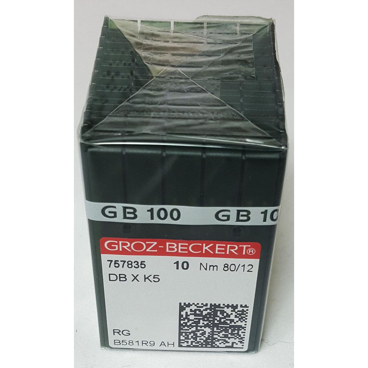 1 Pack 80/12 Genuine Groz Beckert Needle FFG/SES For Flat/Cap Goods