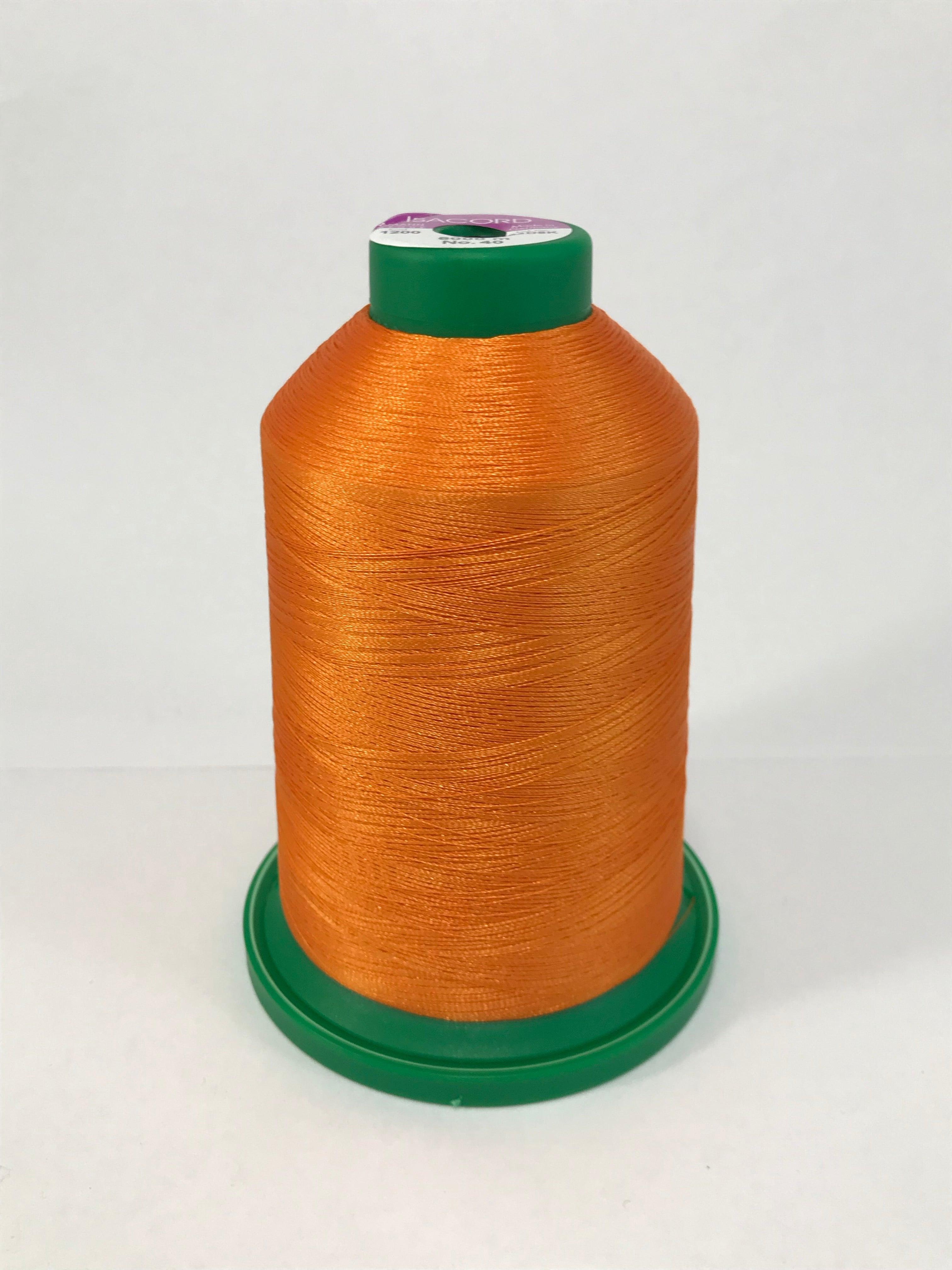 1200 - SUNSET ORANGE - ISACORD EMBROIDERY THREAD 40 WT