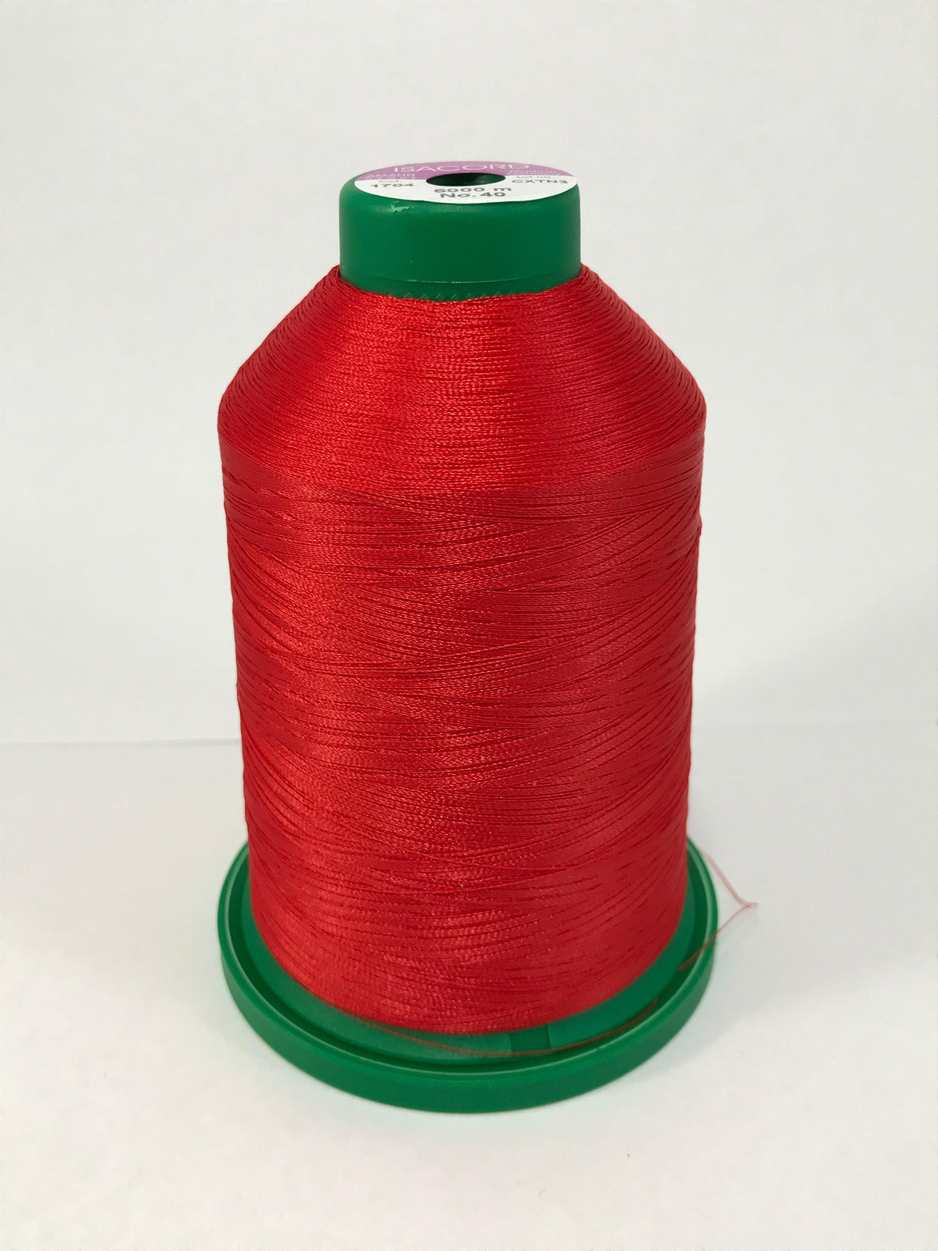 1704 - CANDY APPLE - ISACORD EMBROIDERY THREAD 40 WT