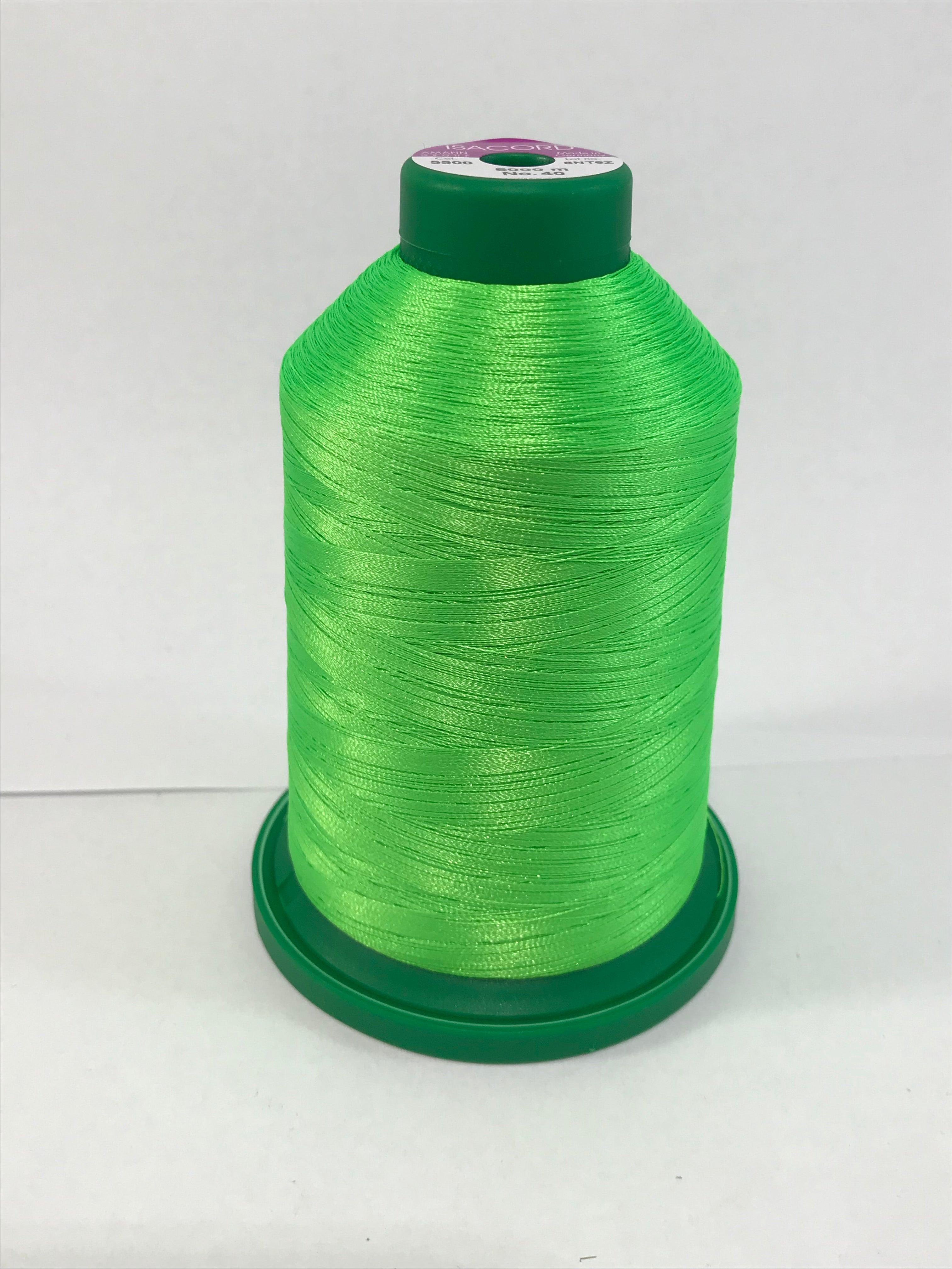 5500 - LIMEDROP - ISACORD EMBROIDERY THREAD 40 WT