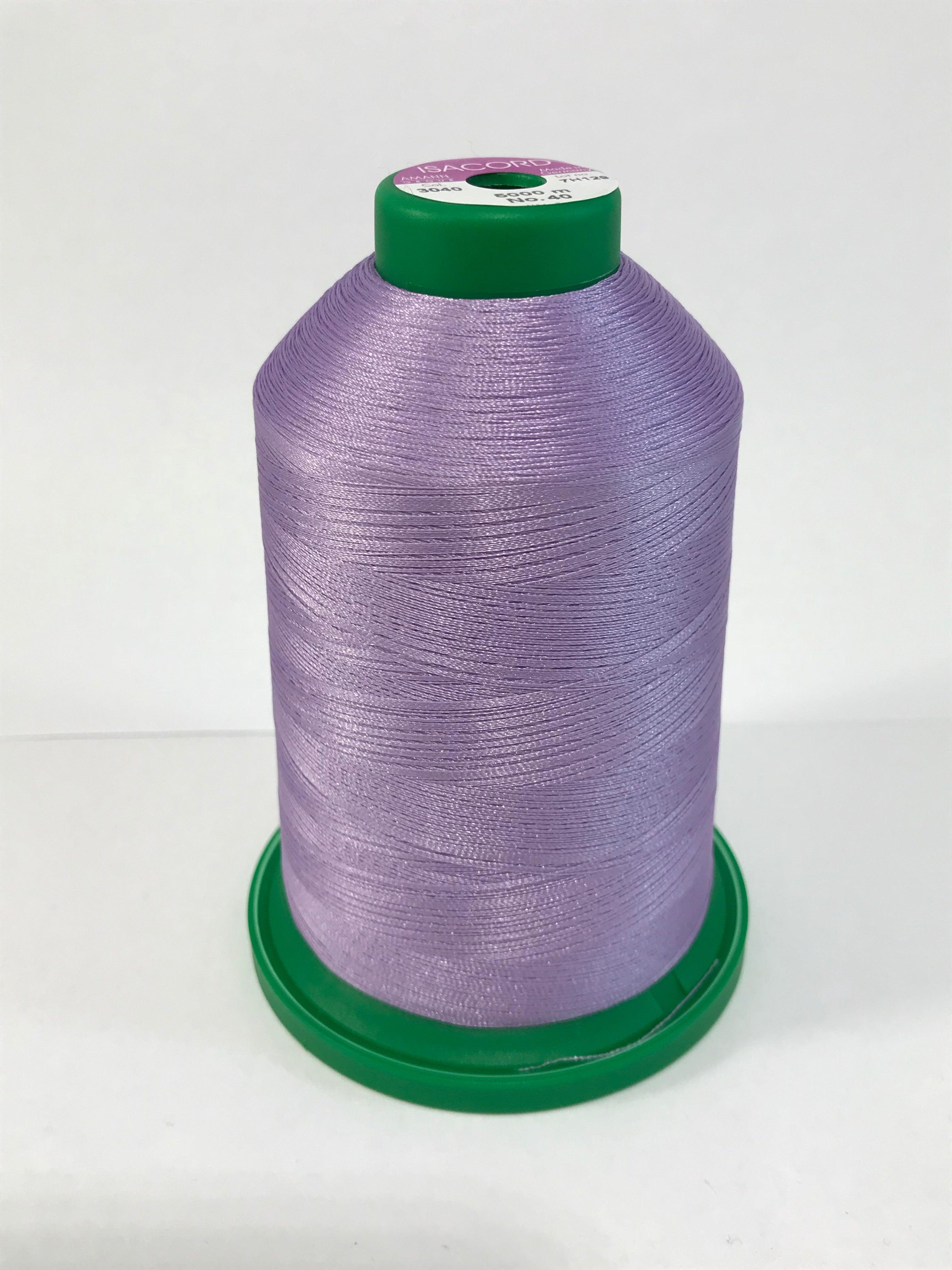 3040 - LAVENDER - ISACORD EMBROIDERY THREAD 40 WT