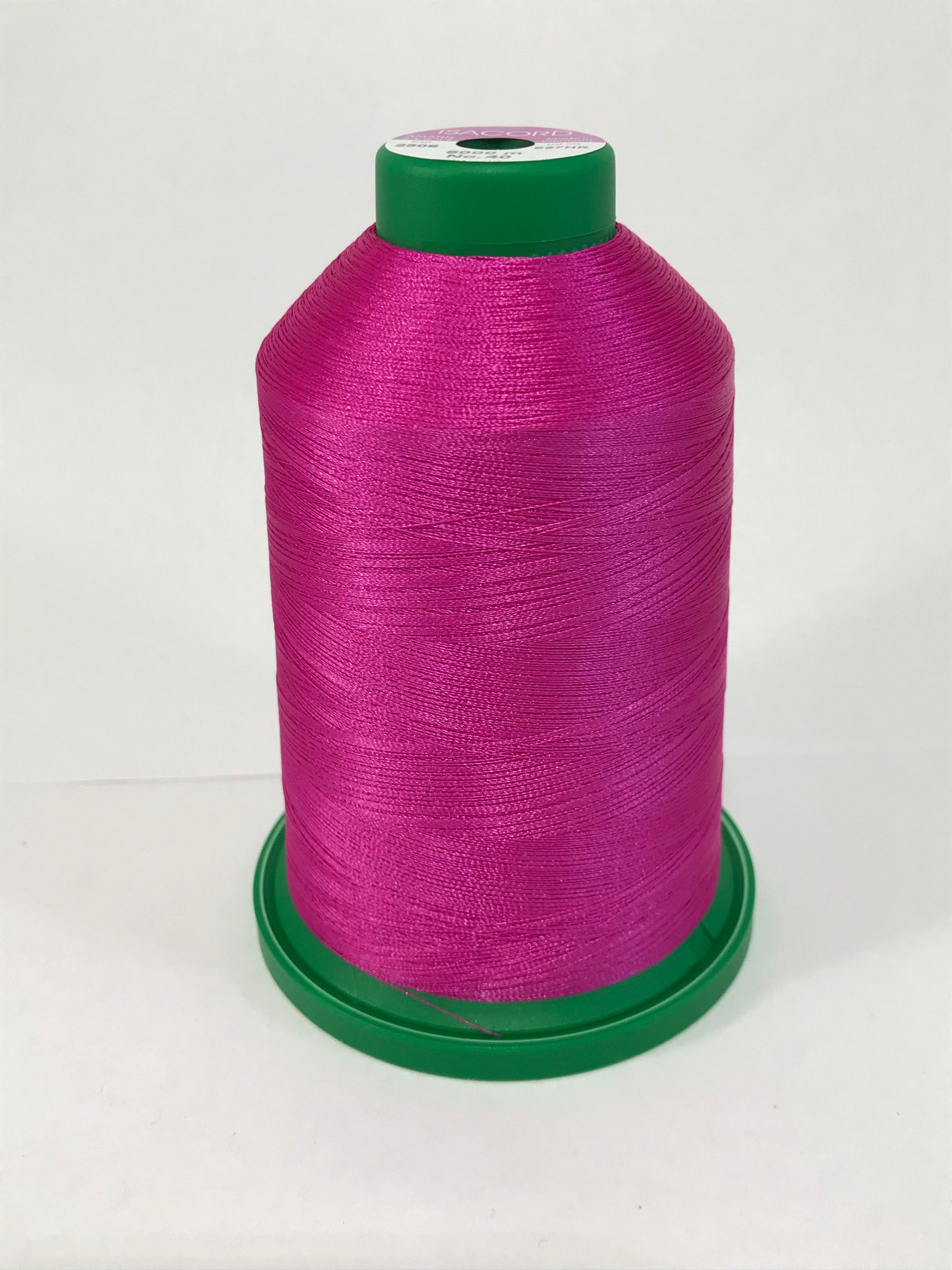 2508 - HOT PINK - ISACORD EMBROIDERY THREAD 40 WT