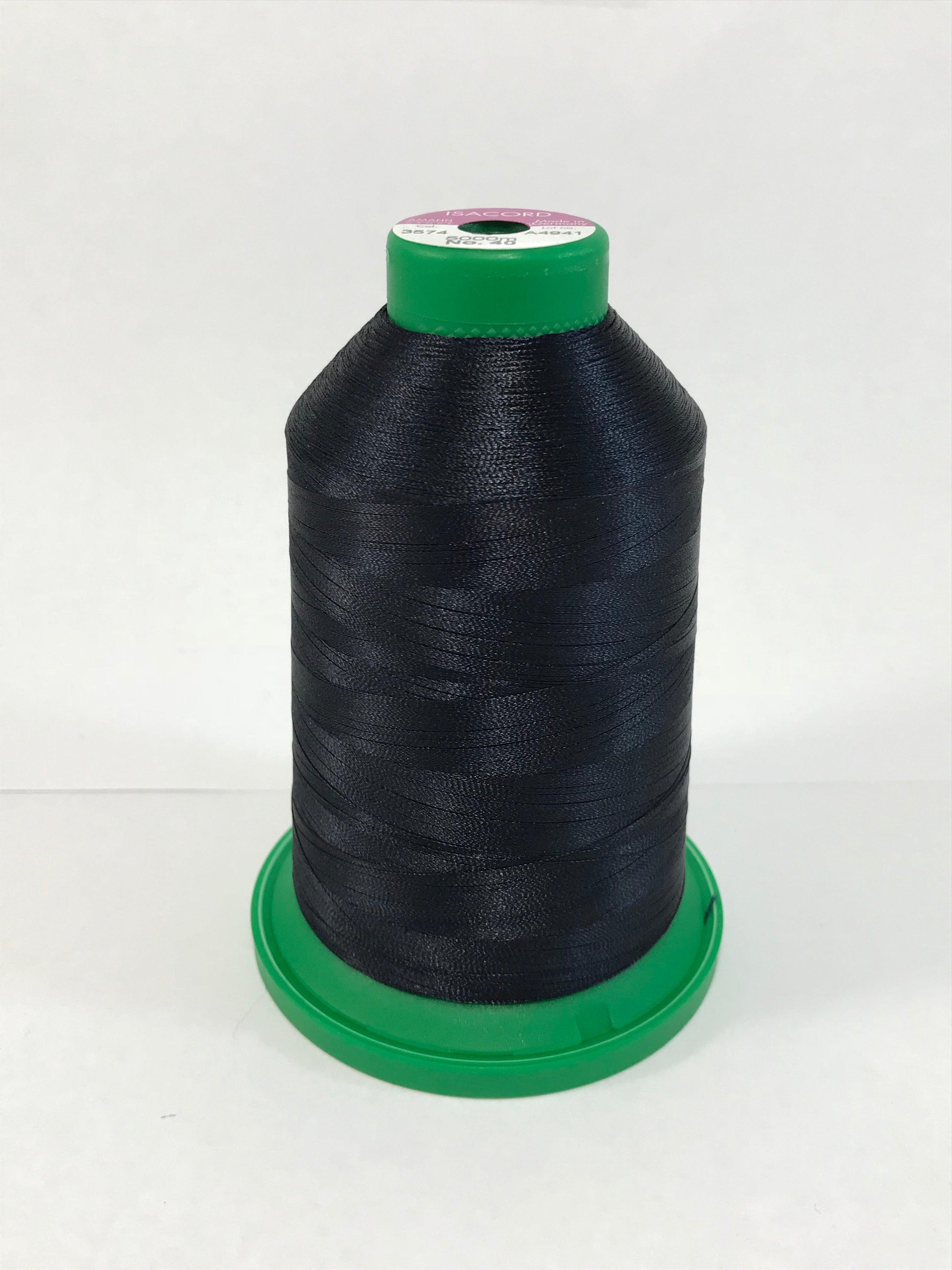 3574 - DARKEST BLUE - ISACORD EMBROIDERY THREAD 40 WT