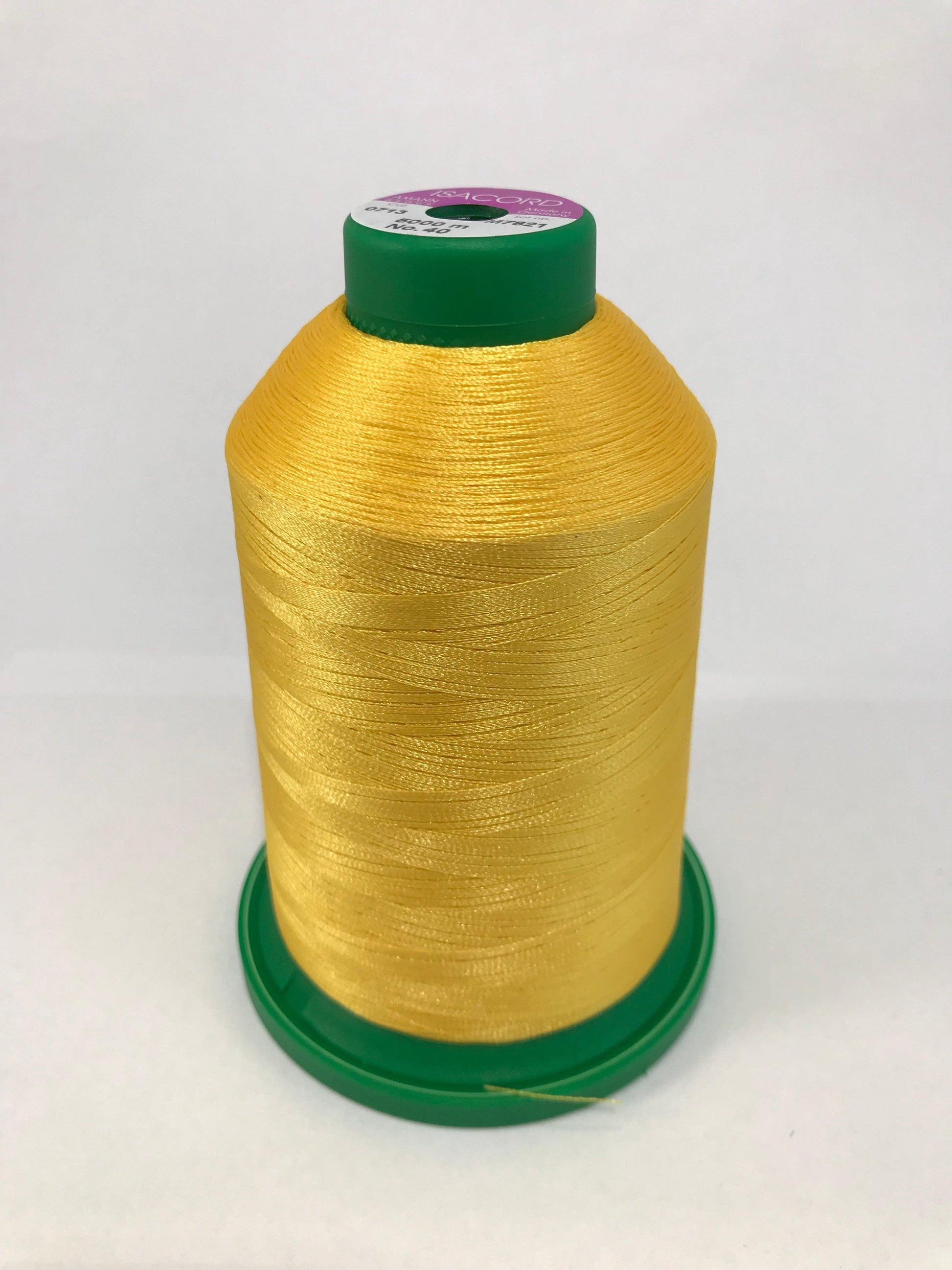 0713 - LEMON - ISACORD EMBROIDERY THREAD 40 WT