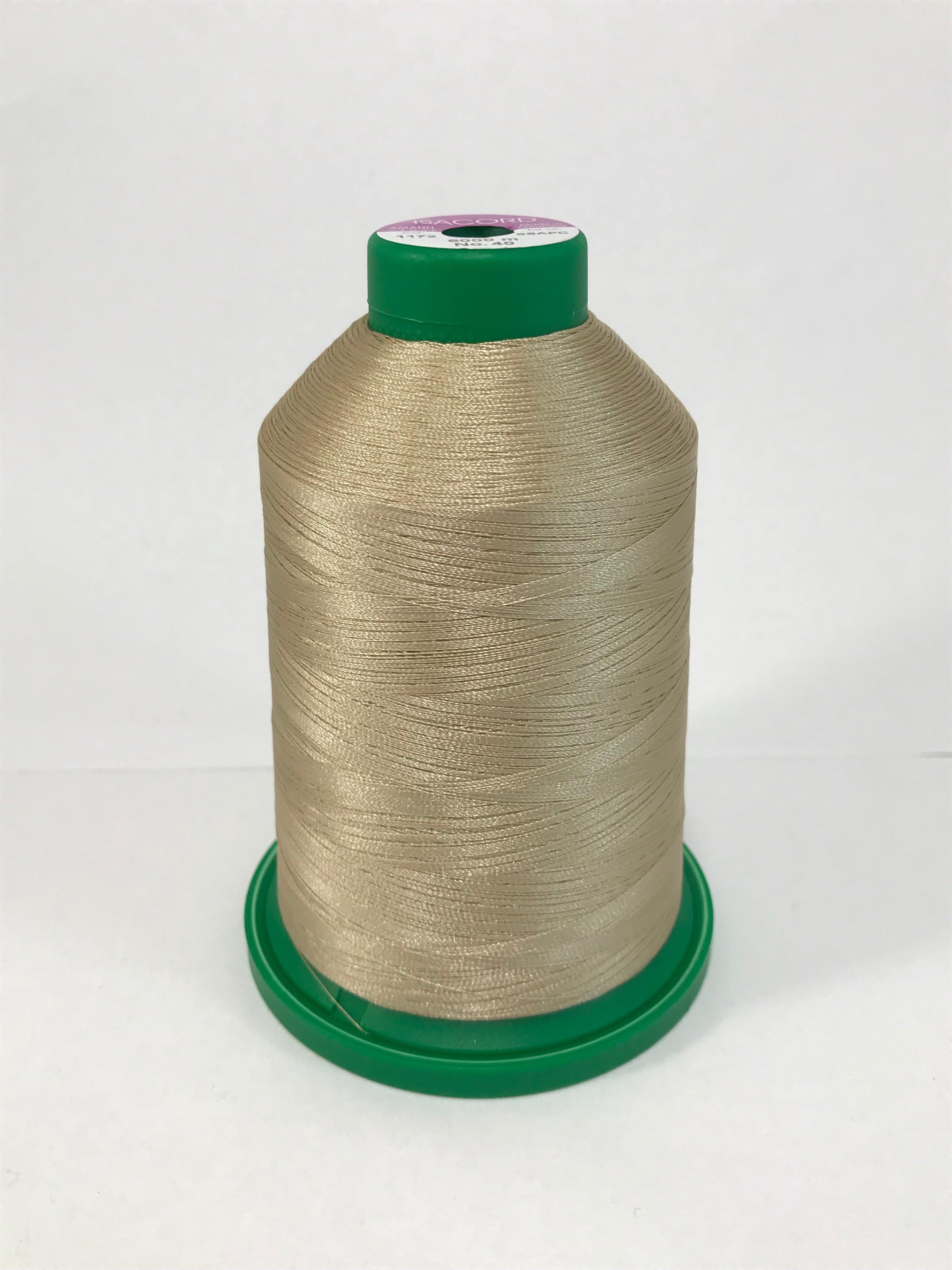 1172 - IVORY - ISACORD EMBROIDERY THREAD 40 WT
