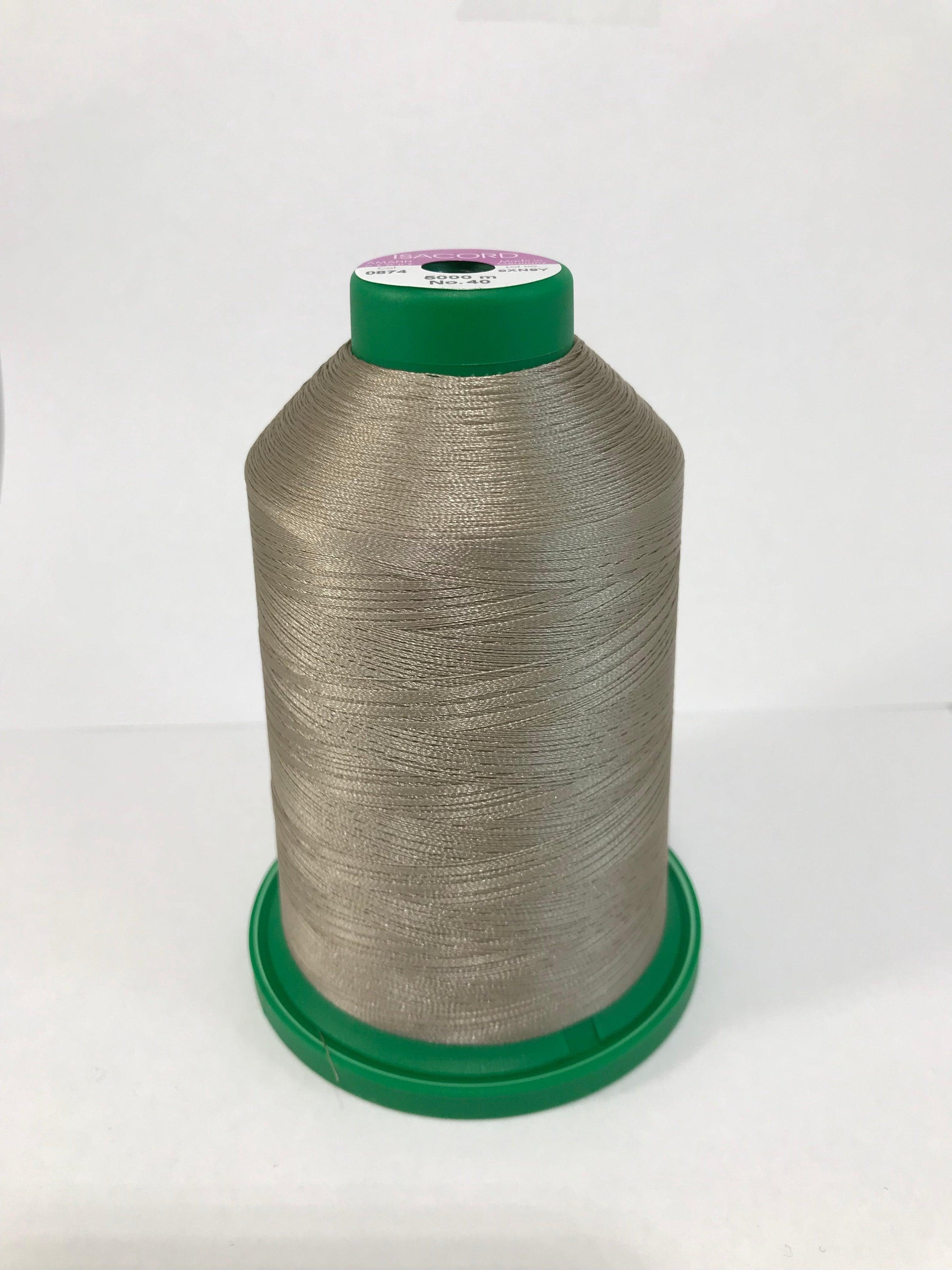 0874 - GRAVEL - ISACORD EMBROIDERY THREAD 40 WT