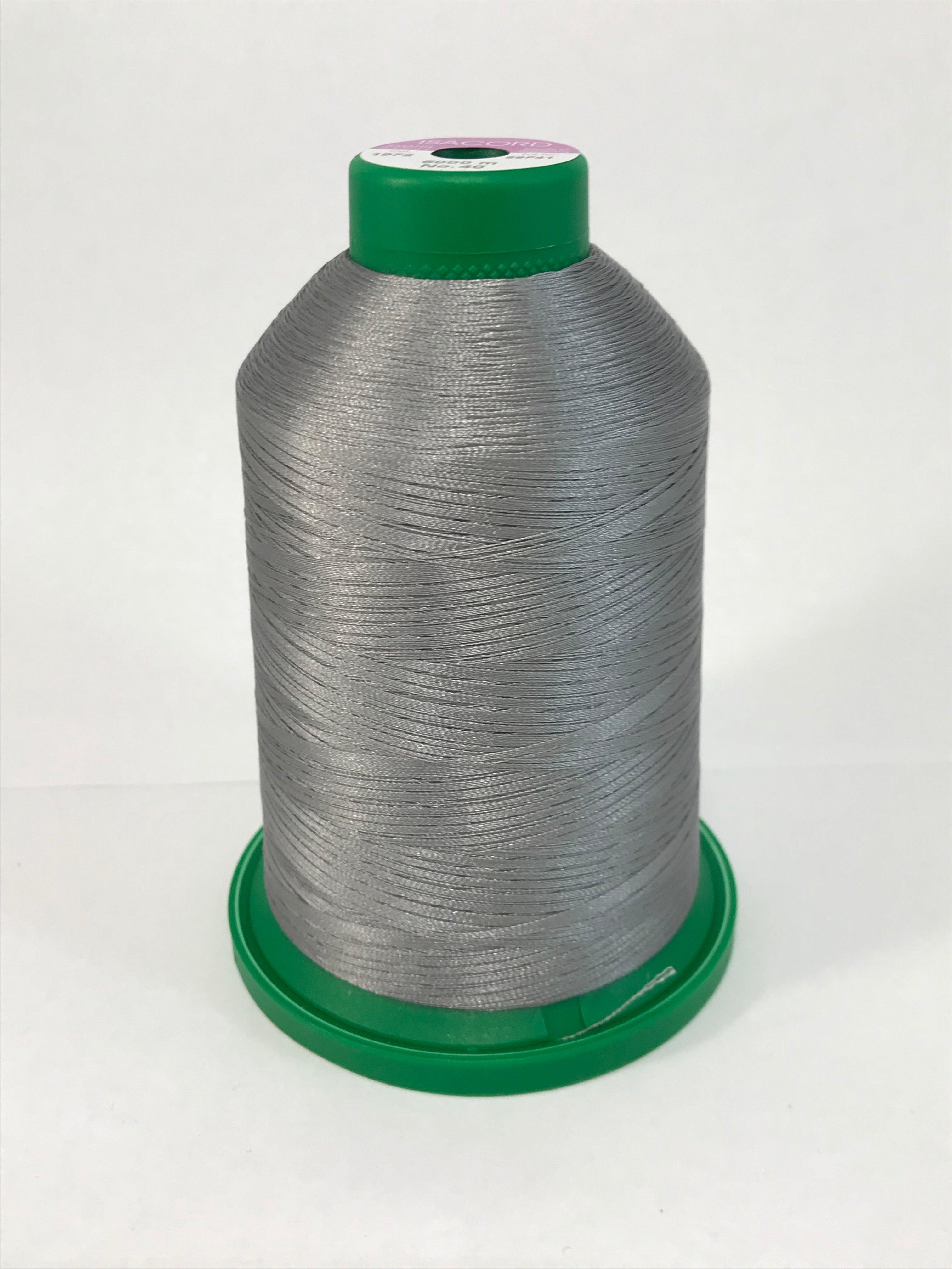 1972 -SILVERY GRAY -ISACORD EMBROIDERY THREAD 40 WT