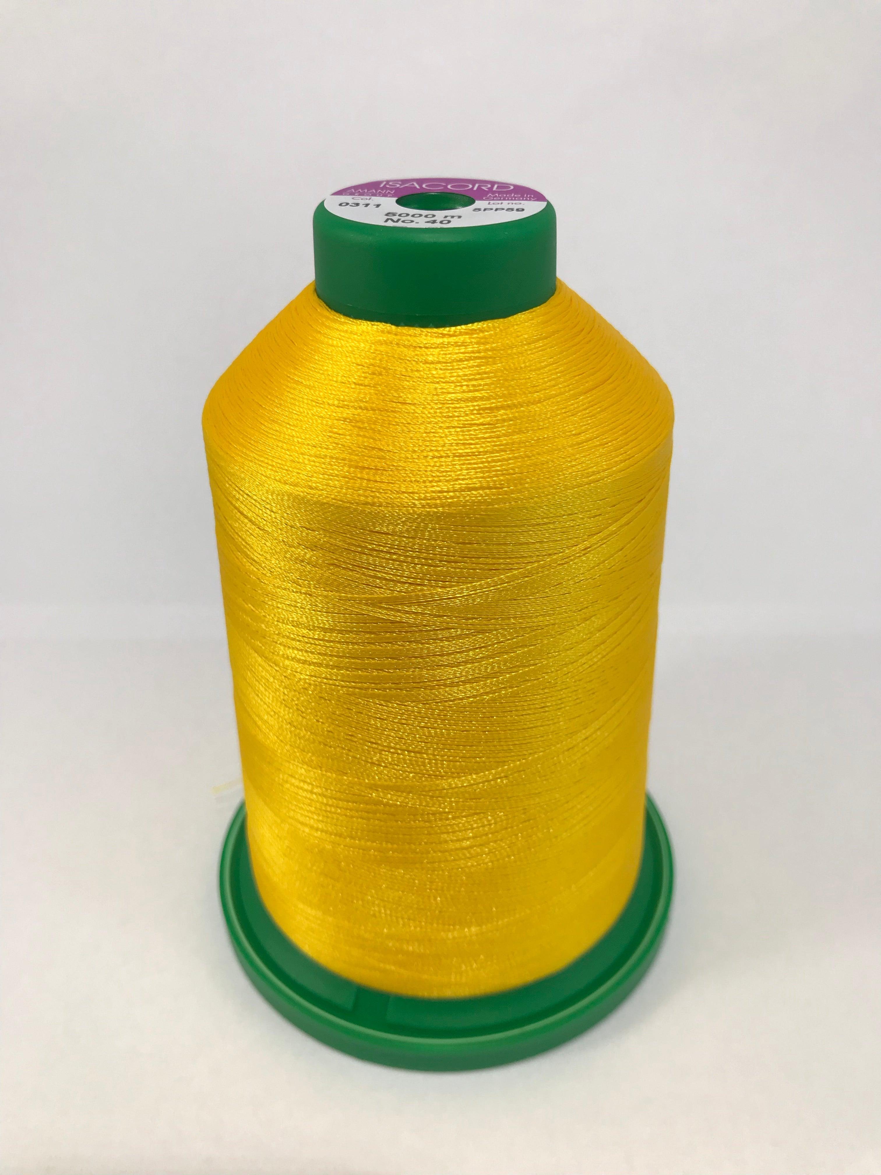 0311 Thread 0311 - CANARY - ISACORD EMBROIDERY THREAD 40 WT – Embroidery Supply Shop