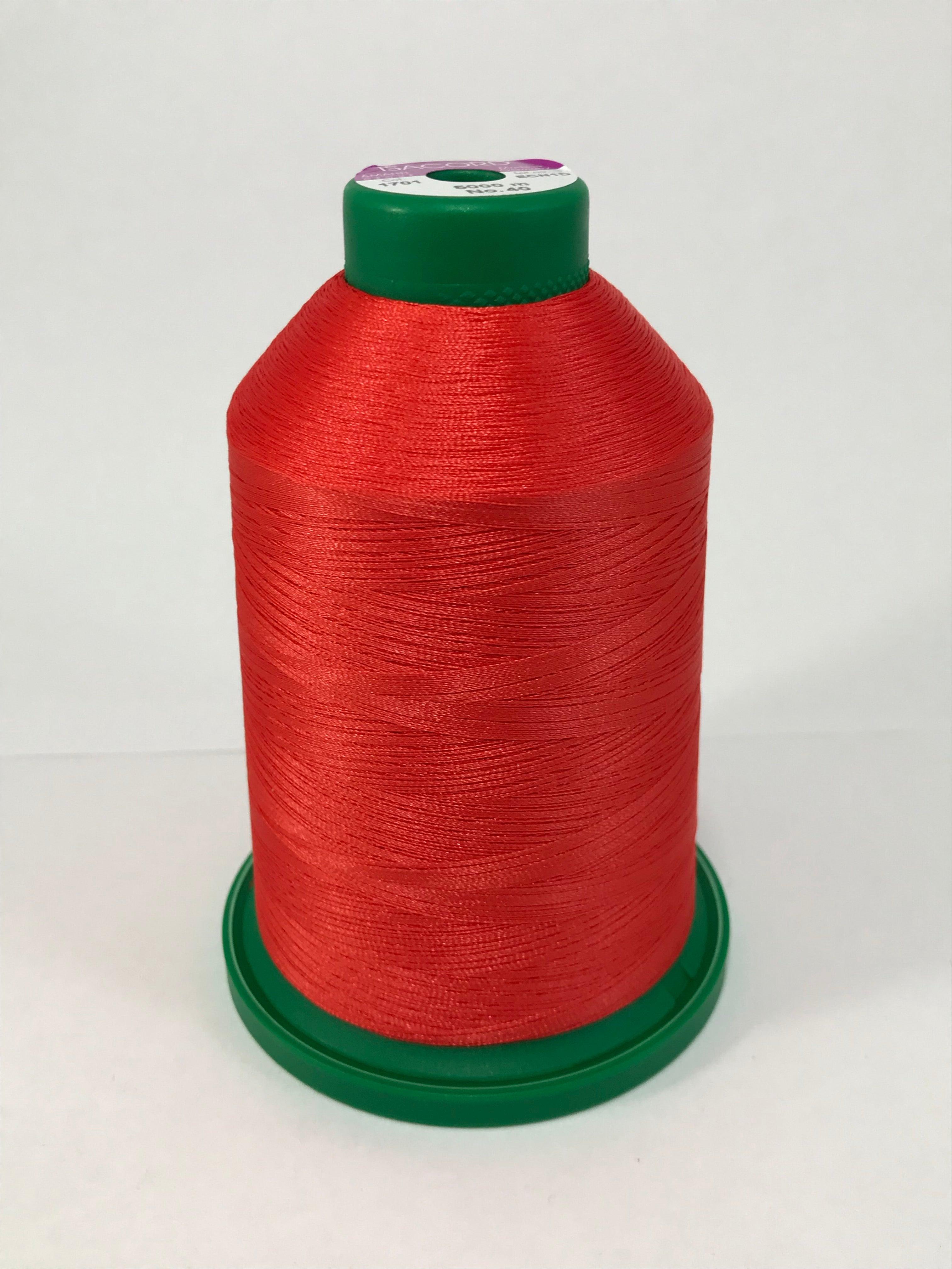 1701 - RED BERRY - ISACORD EMBROIDERY THREAD 40 WT