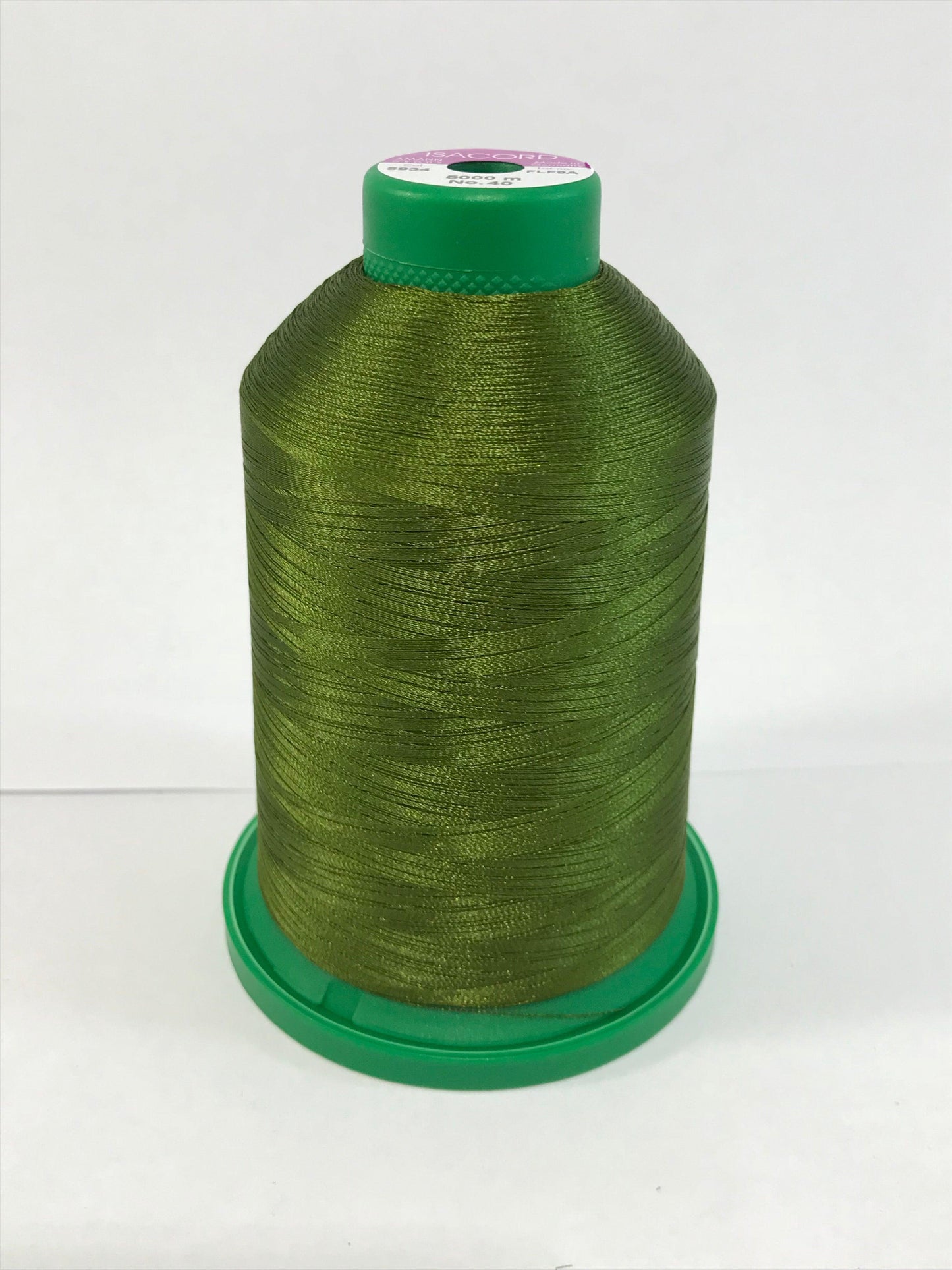 5934 - MOSS GREEN - ISACORD EMBROIDERY THREAD 40 WT