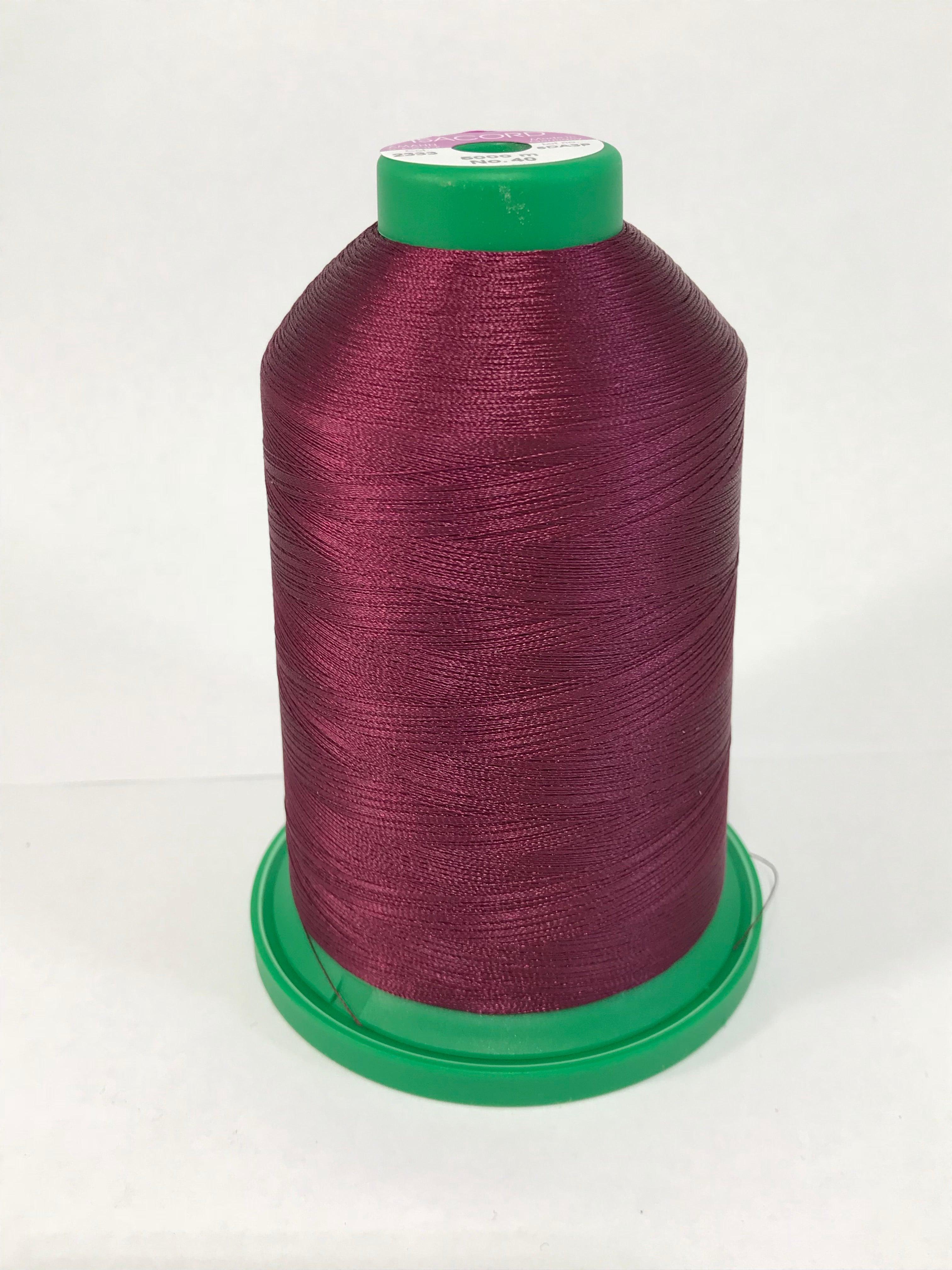 2333 - WINE - ISACORD EMBROIDERY THREAD 40 WT