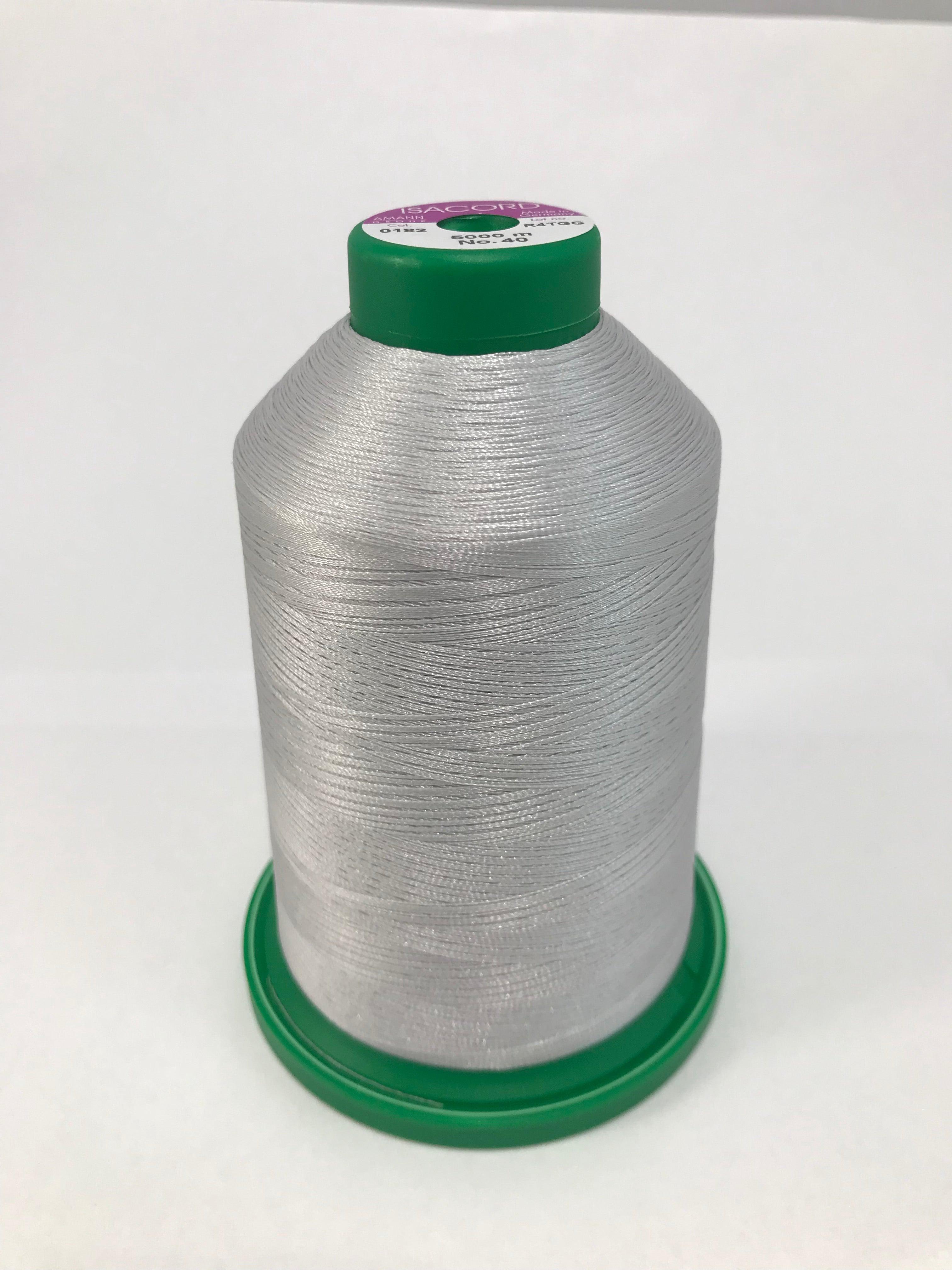 0182 - SATURN GREY - ISACORD EMBROIDERY THREAD 40 WT