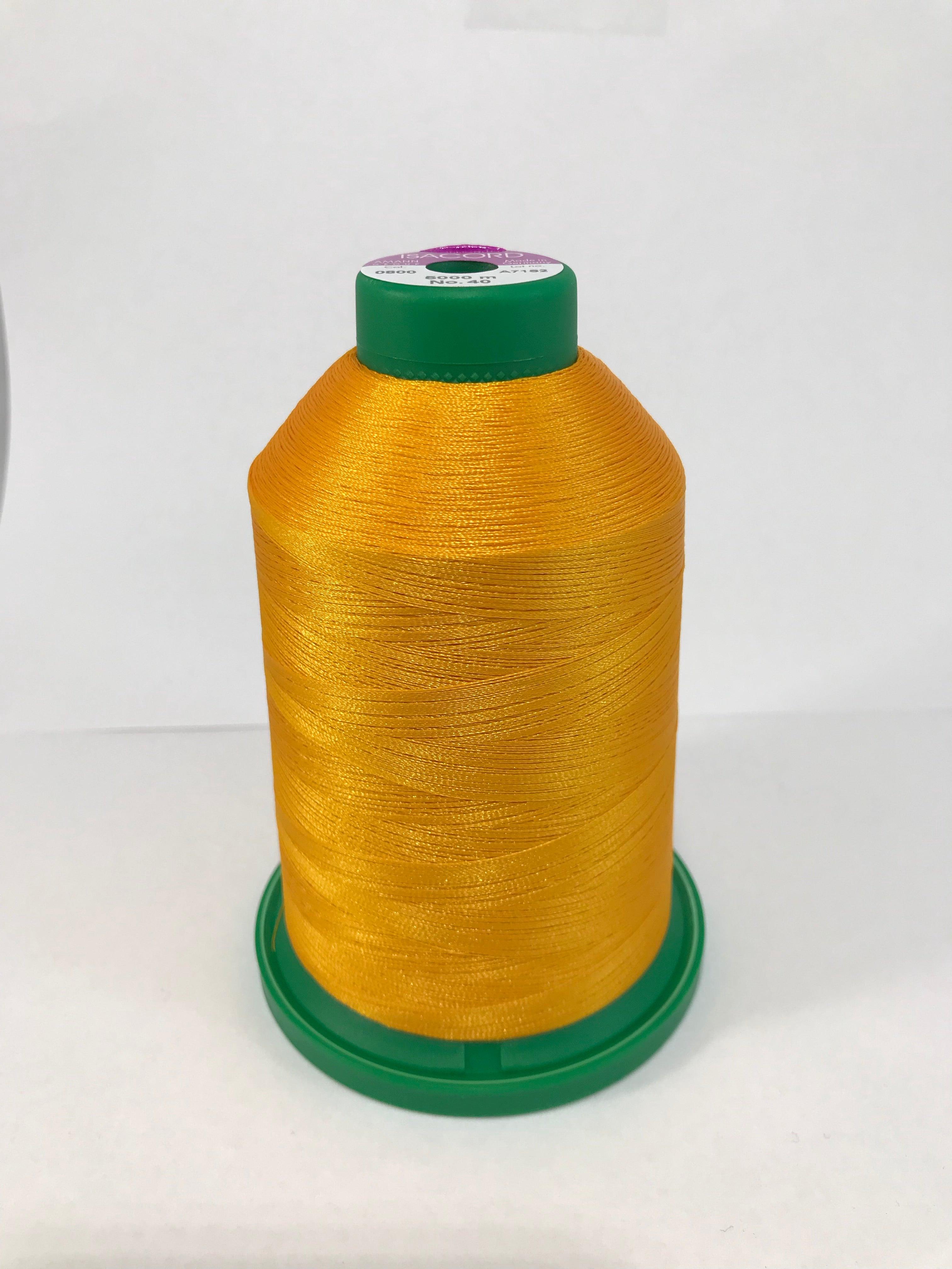 0800 - GOLDENROD - ISACORD EMBROIDERY THREAD 40 WT