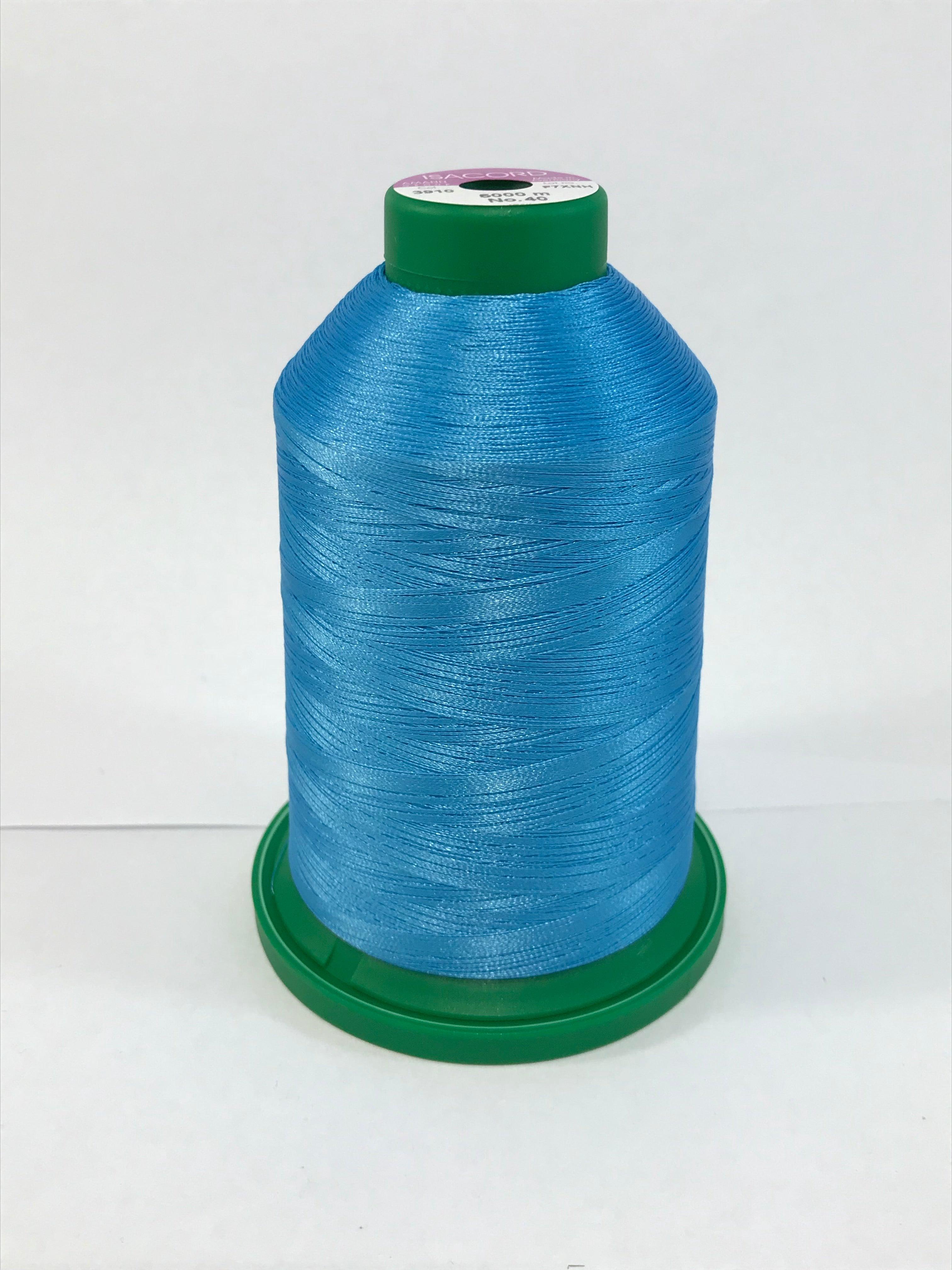 3910 - CRYSTAL BLUE - ISACORD EMBROIDERY THREAD 40 WT