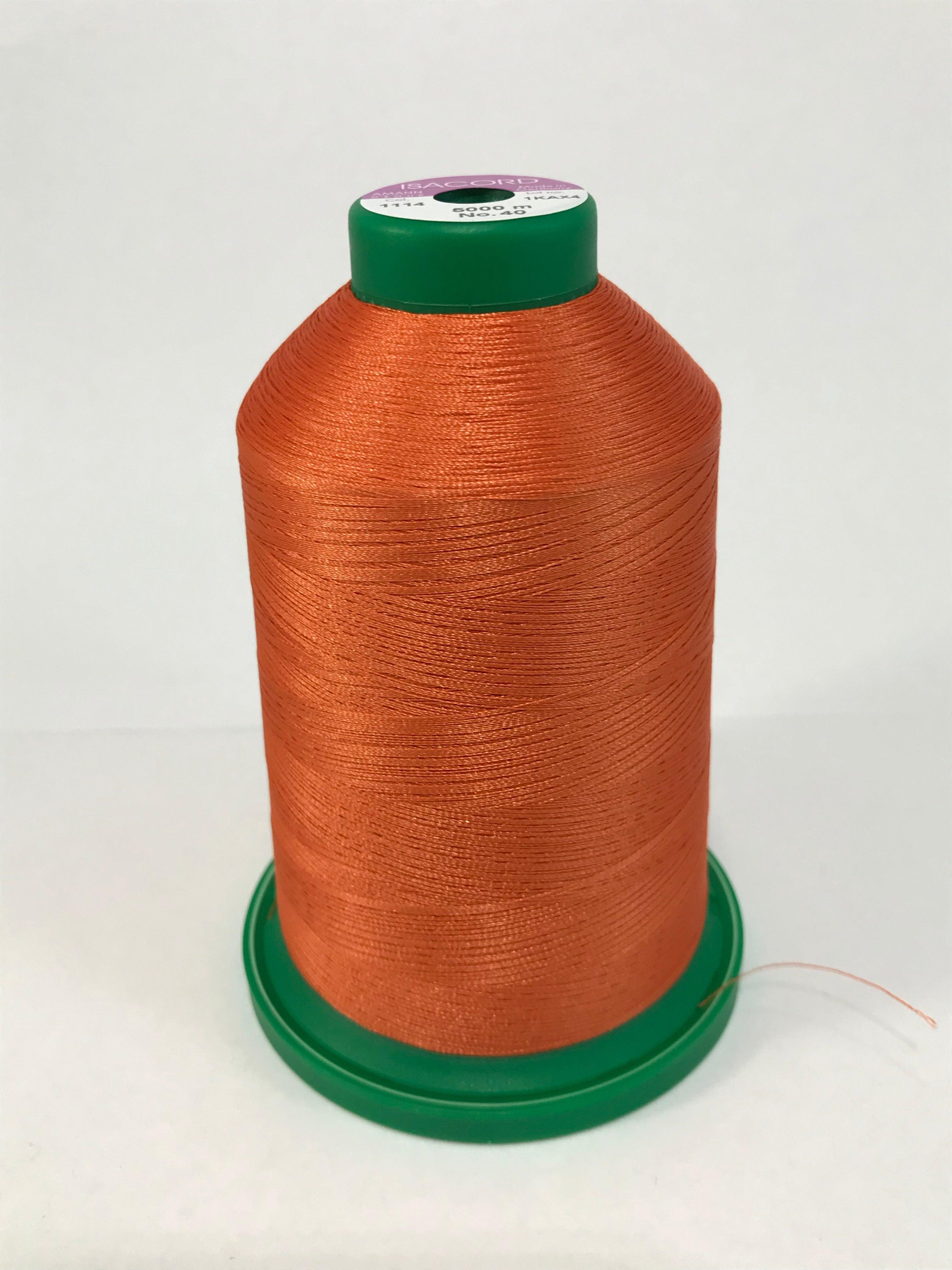 1114 - CLAY - ISACORD EMBROIDERY THREAD 40 WT