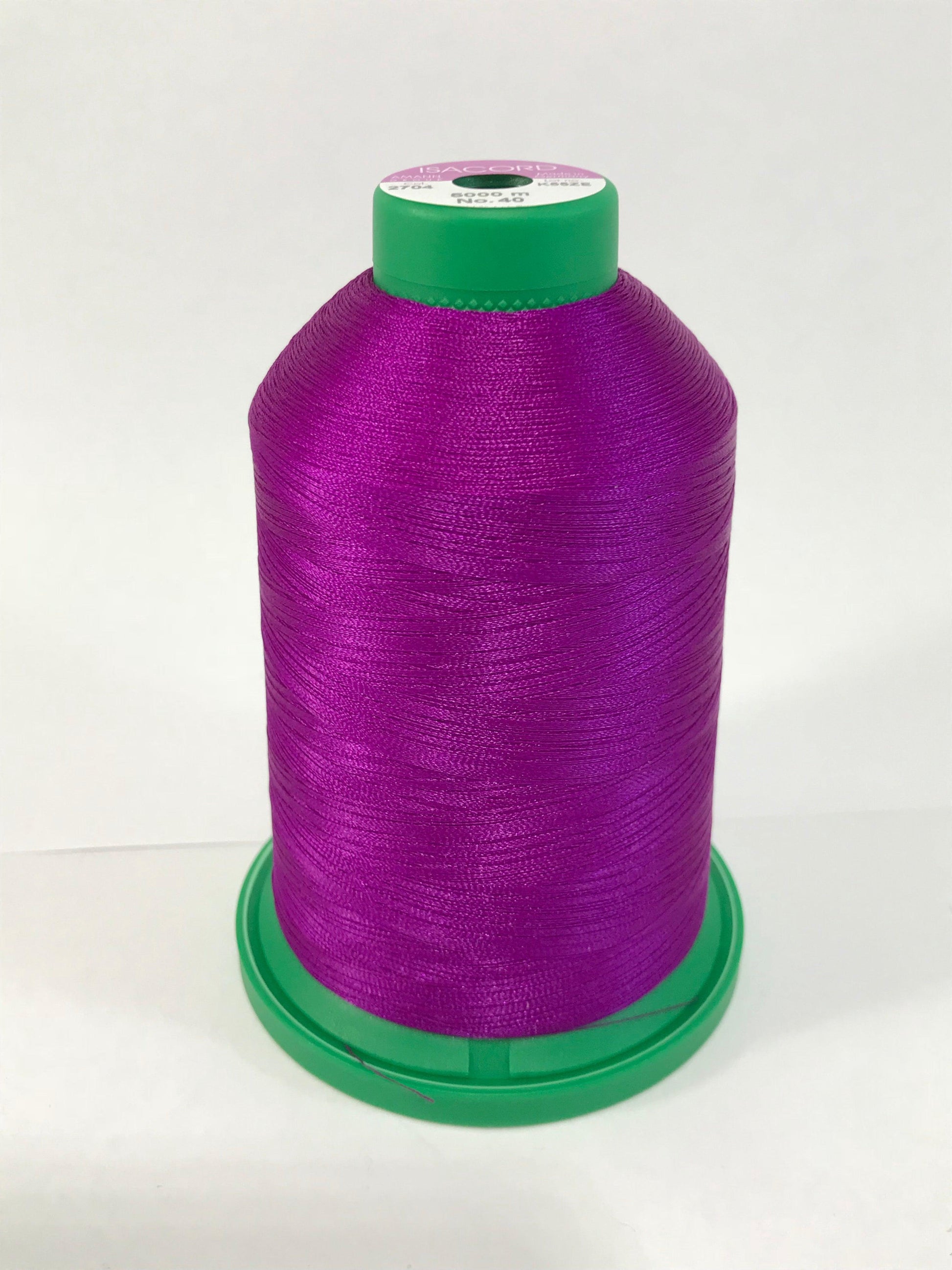 2704 - PURPLE PASSION - ISACORD EMBROIDERY THREAD 40 WT