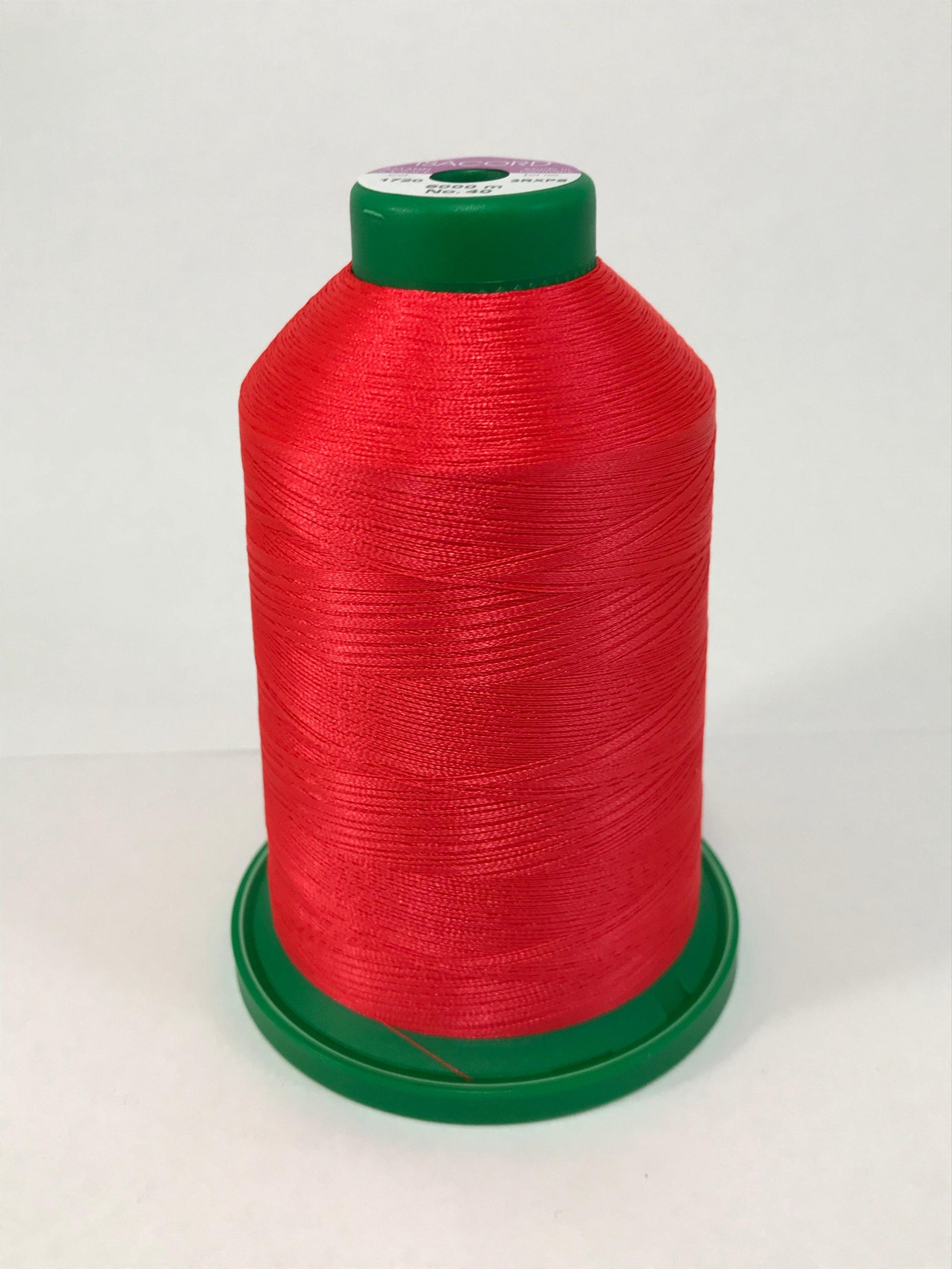1720 - NOT QUITE RED - ISACORD EMBROIDERY THREAD 40 WT – Embroidery Supply  Shop