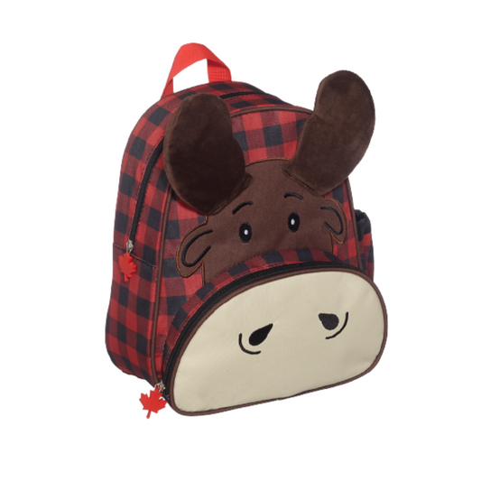 Moose Plaid Backpack, Messy Moose Socks