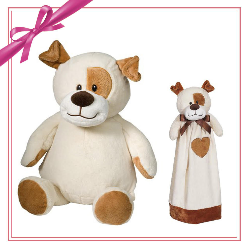 Gift Set -  Pauley Puppy Dog Buddy & Blankey