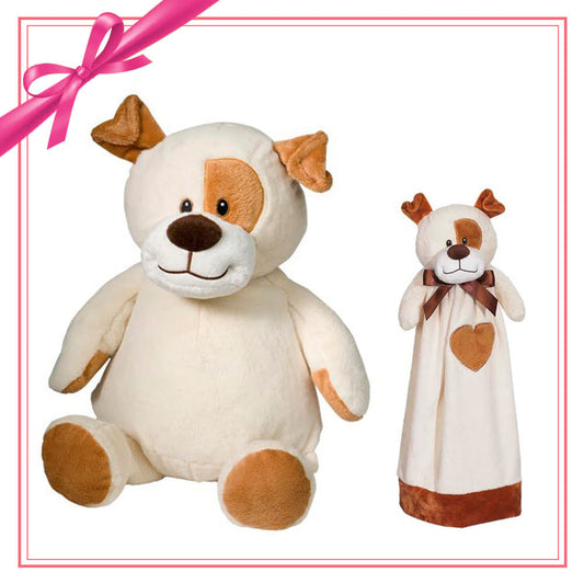 Gift Set -  Pauley Puppy Dog Buddy & Blankey