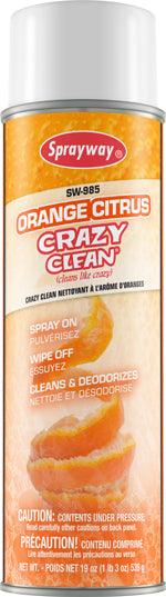 Sprayway 985 Orange Citrus Crazy Clean Spray